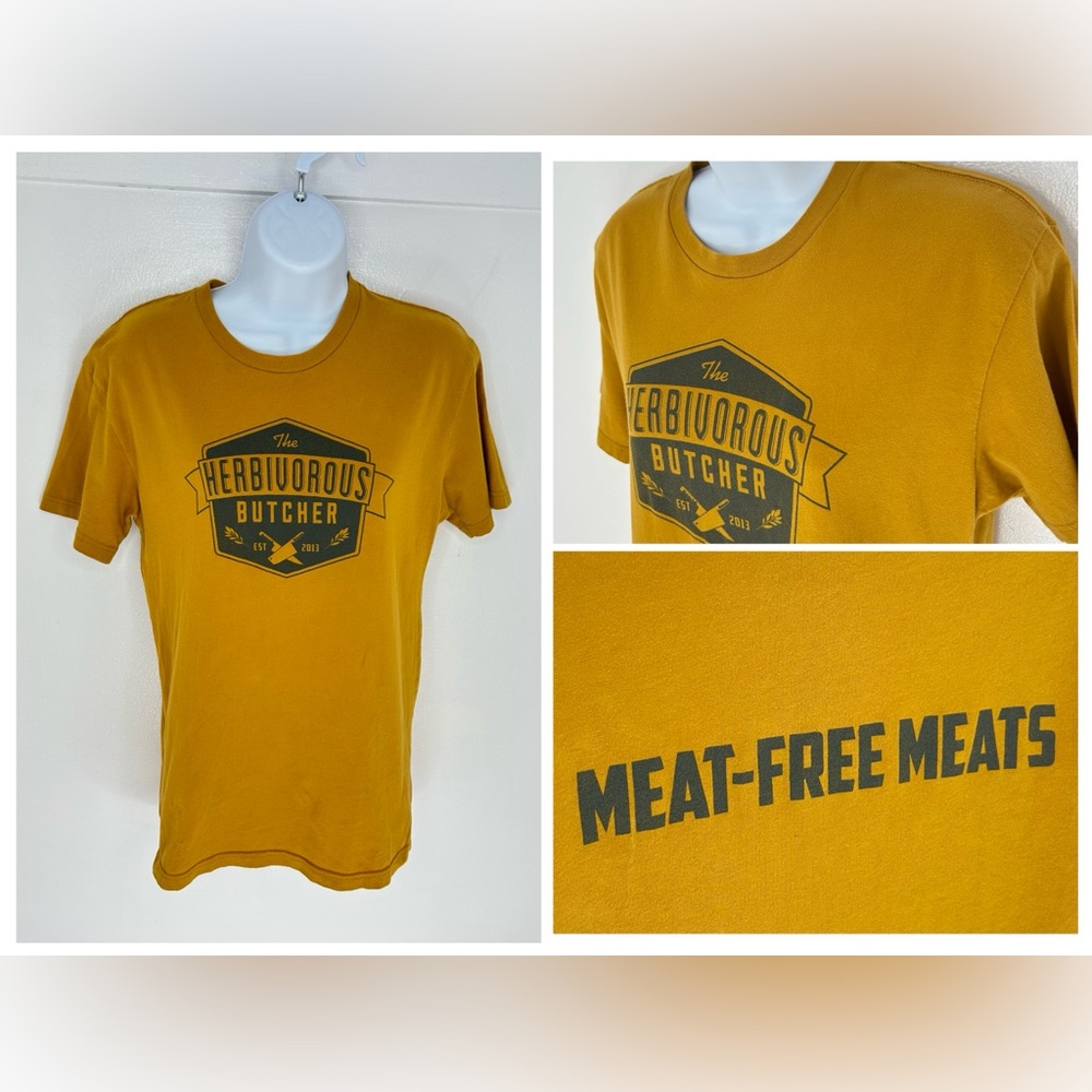 The Herbivorous Butcher Meat Free Meats T Shirt Size Small Minneapolis MN Vegan
